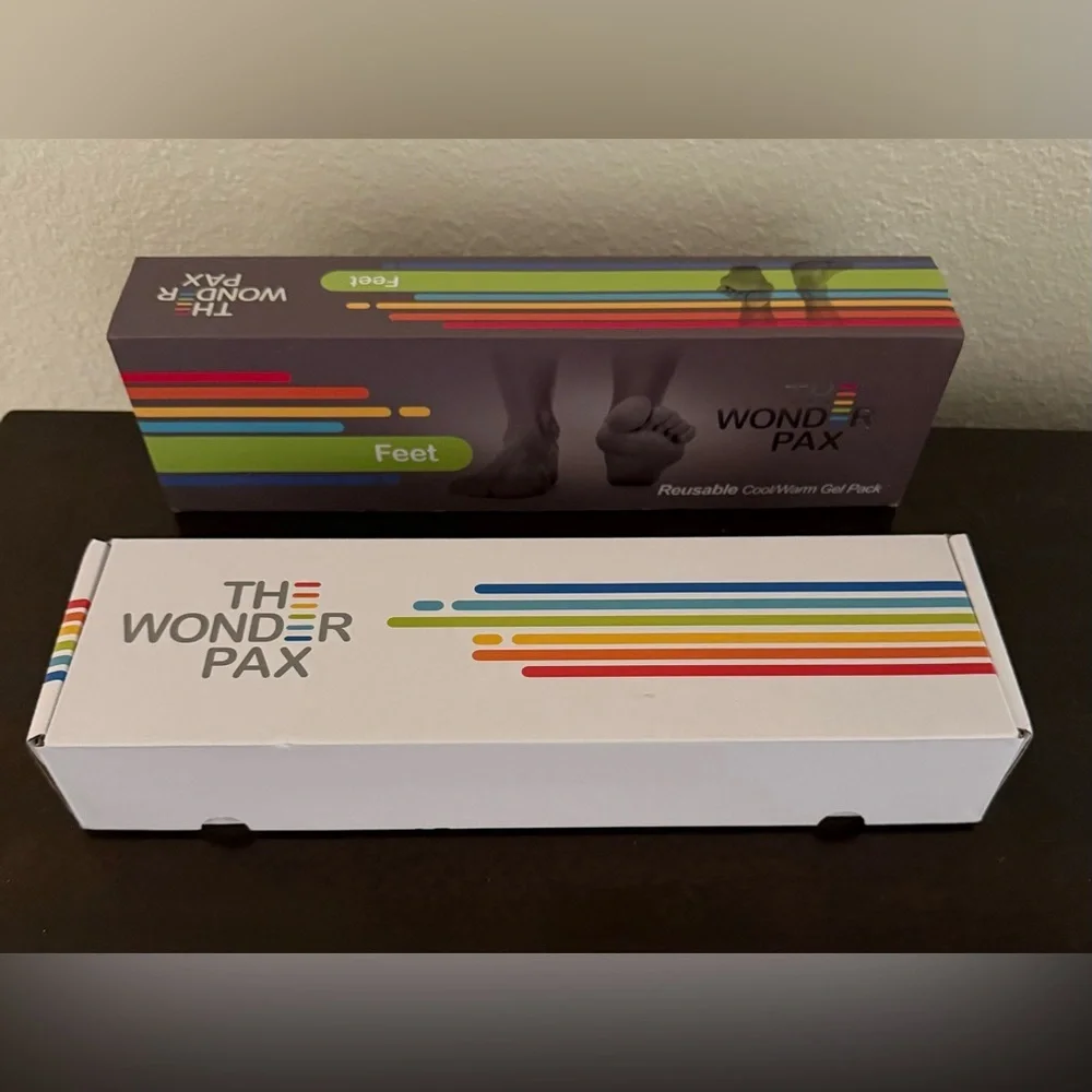 The Wonder Pax Reusable Foot Gel Packs Warming Circulation Therapy Relief
